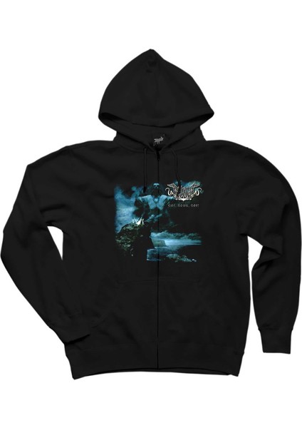 Arkona Goi Rode Goi Siyah Fermuarlı Kapşonlu Sweatshirt