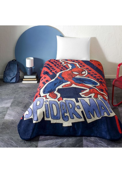 Yeni Sezon Lisanslı Spıderman Block Battaniye