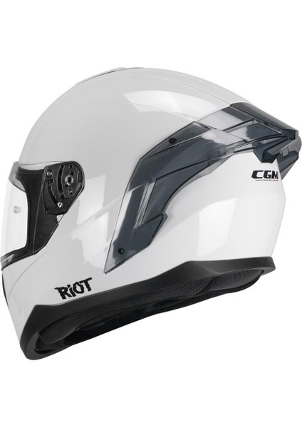330A Rıot Sport Kapalı Kask Spoyler Beyaz -Xxl modelleri