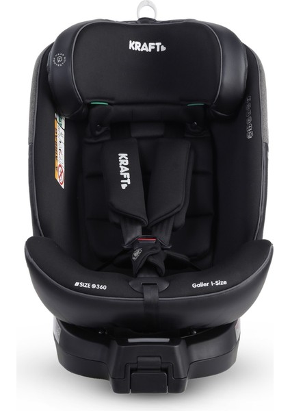 Galler I-Size (40-150 Cm) 0-36 kg Oto Koltuğu Siyah