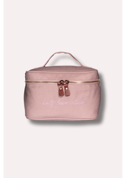Self Love Club Pink Makyaj Çantası / Bakım Çantası