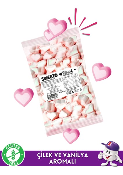 Marshmallow Heart 1000 Gr.