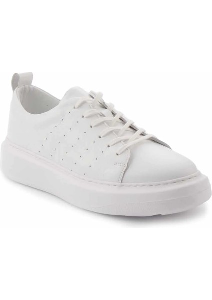 Yüksek Taban Hafif Deri Erkek Sneaker 3382