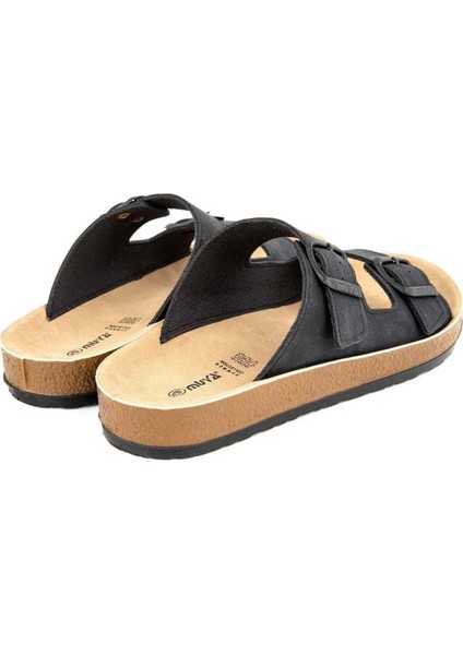 Yuna 31032-430 Anatomik Taban Kadın Terlik Nubuk Siyah 36-40 indirimleri