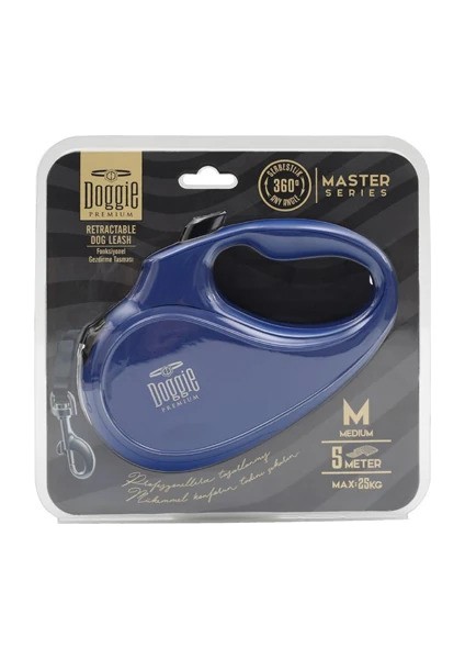 Soft Otomatik Köpek Uzatma Tasması Medium Royal Mavi 25 kg 5 mt fiyatları