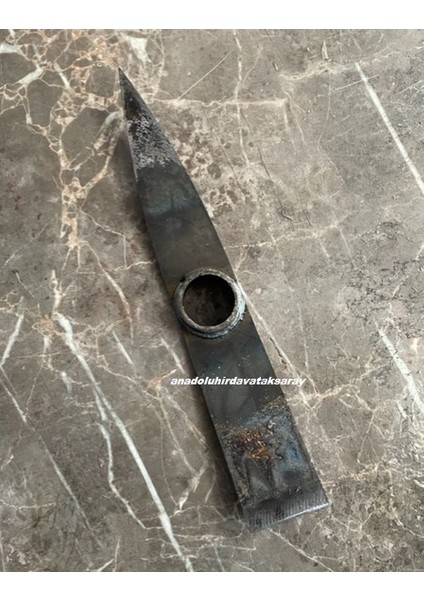 Bk Çelik Madenci Kazması Kalın Sivri Çapa Sivri Çift Agızlı Kazı Çapası 38CM