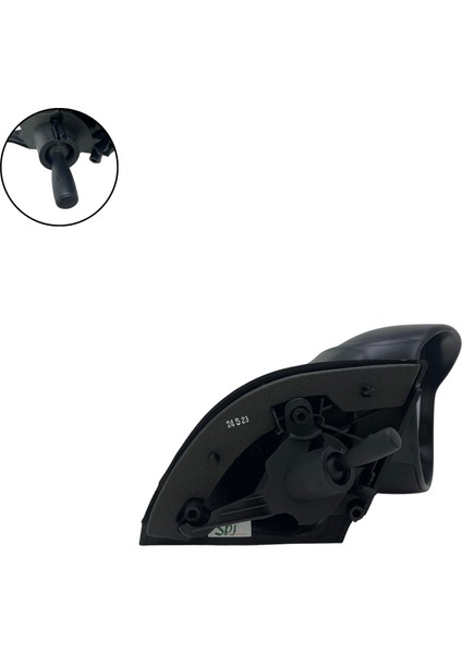 Dış Dikiz Aynası Citroen C3 2002 - 2009 Mekanik, Manuel Katlama, Siyah Kapak indirimleri