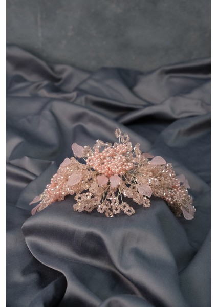 Pudra Azra İnci Boncuklu Gelin Kına Tacı Saç Aksesuarı fiyatları