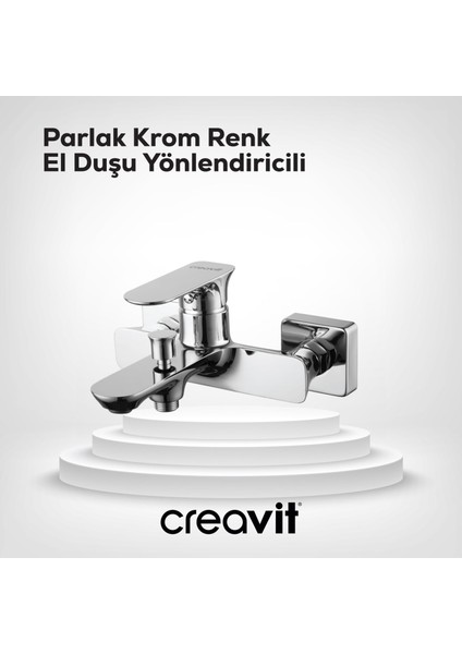 Pure Banyo Armatürü Krom