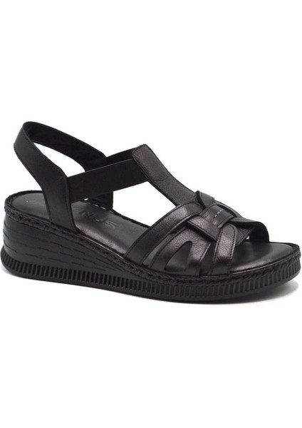 24028801 Kadın Deri Dolgu Topuk Comfort Sandalet fiyatları