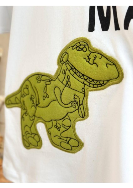 Erkek Çocuk Mevsimlik Dinasour Little Man 3D Set modelleri