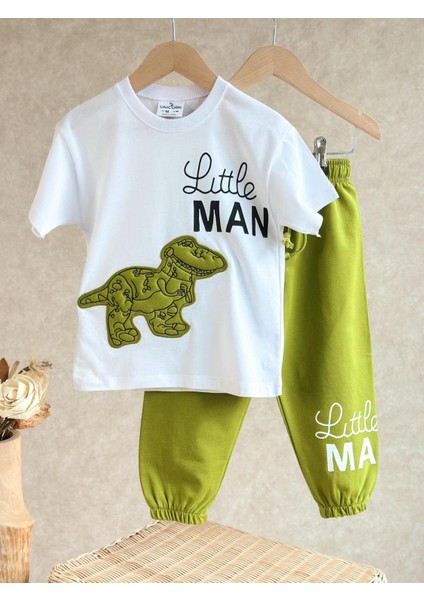 Erkek Çocuk Mevsimlik Dinasour Little Man 3D Set indirimleri