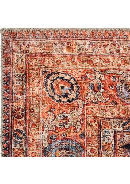 Private Renkli Eskitme Halı Vintage Halı Yolluk Dijital Baskı Halı Çiçekli Otantik Halı salon halısı
