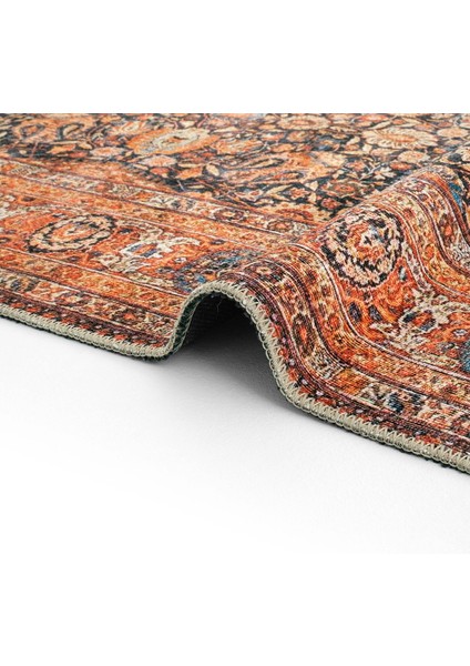 Private Renkli Eskitme Halı Vintage Halı Yolluk Dijital Baskı Halı Çiçekli Otantik Halı salon halısı