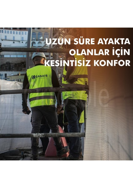 OS206 - Yumuşak Günlük Ortopedik Şok Emici ve Destekleyici, Jel Destekli Konfor Iç Tabanlık