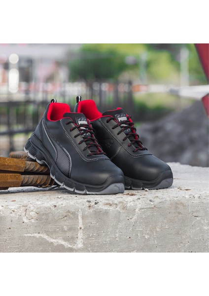 Condor Black Low Çelik Burunlu Nubuk Deri Iş Ayakkabısı S3 Src Esd fiyatları