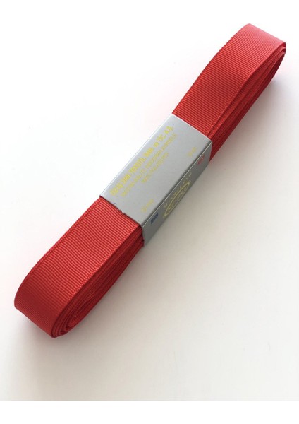 Kırmızı Grogren Kurdele 2 cm 10 mt