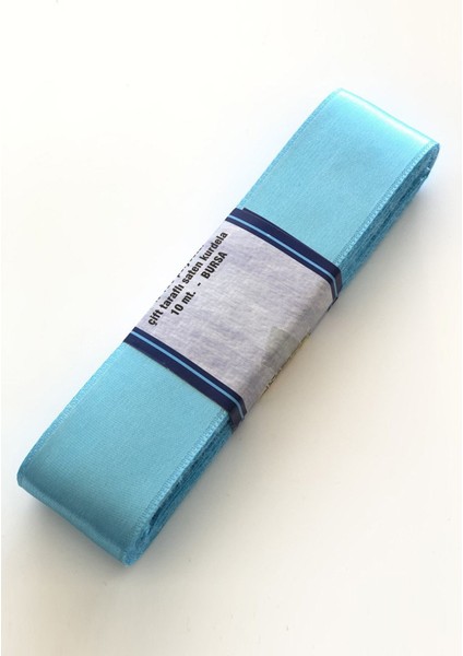 Turkuaz Renk Saten Kurdele 4 cm