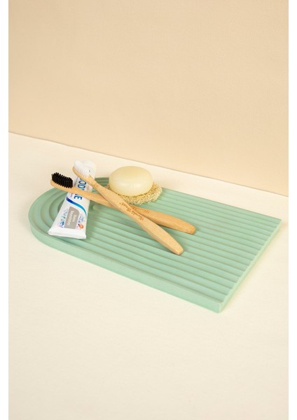 Yeşil Beton Sunum Tepsisi / Altlık fırsatları