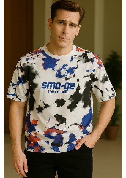 Erkek Baskili T-Shirt