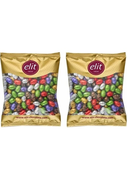 Elit Chocoeggy Yumurta Çikolata 1kg 2'li Set (2X1KG) Glutensiz