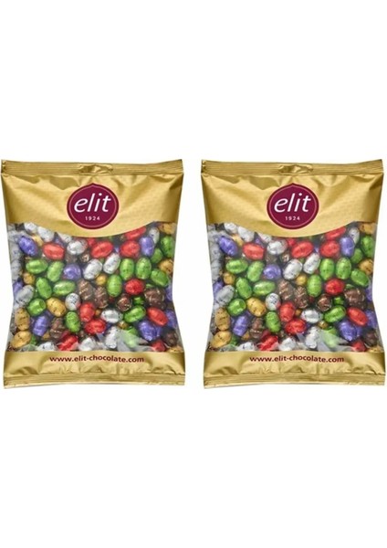 Elit Chocoeggy Yumurta Çikolata 1kg 2'li Set (2X1KG) Glutensiz