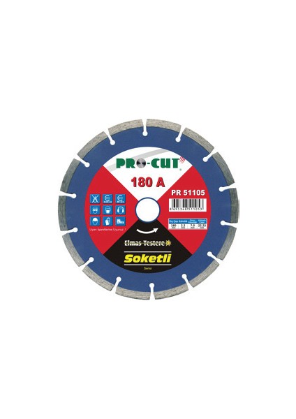 Procut PR51101 115MM Soketli Kesim Bıçağı