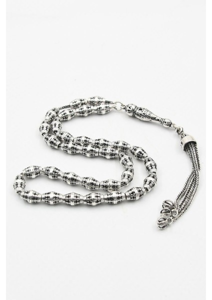 Erkek 925 Ayar Gümüş Tesbih Orta Boy -25 Gr- 901697 indirimleri