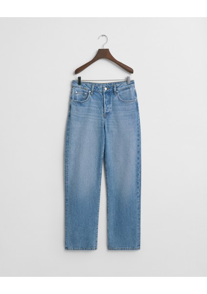 Kadın Mavi Straight Fit Pantolon 4100303.982