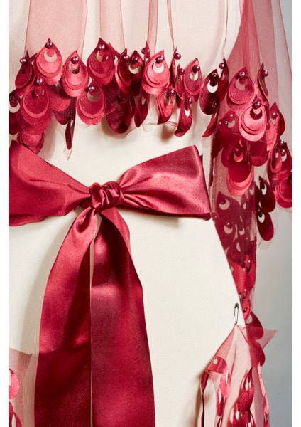 Incili Damla Gelin Duvağı Seti (Kına Örtüsü + Gelin Kuşağı + Kına Eldiveni) fiyatları