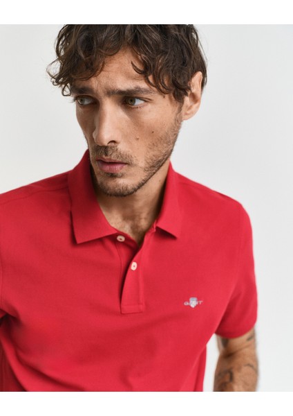 Erkek Kırmızı Regular Fit Polo 2210.630 indirimleri
