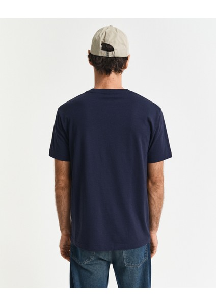 Erkek Lacivert Regular Fit Bisiklet Yaka T-Shirt 2003306.433 fiyatları