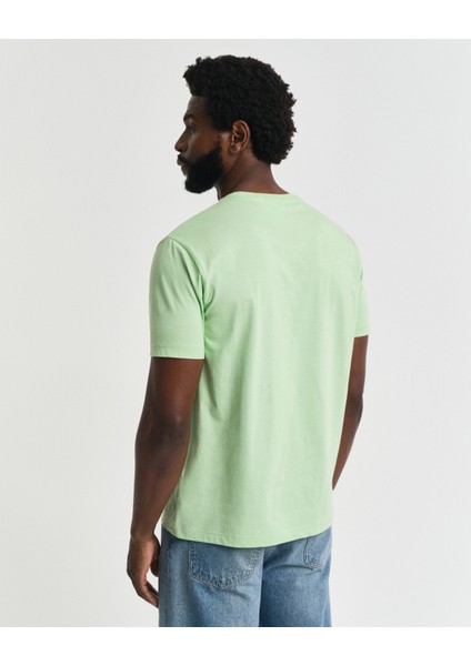 Erkek Yeşil Regular Fit Bisiklet Yaka T-Shirt 2003184.342 modelleri