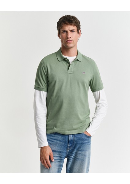 Erkek Yeşil Regular Fit Polo 2210.362