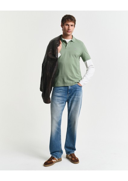 Erkek Yeşil Regular Fit Polo 2210.362 fiyatları