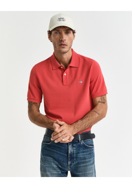 Erkek Kırmızı Regular Fit Polo 2210.643