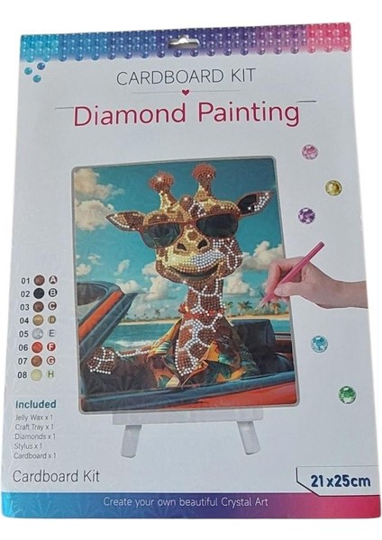 Diamond Painting 21X25 Zürafa