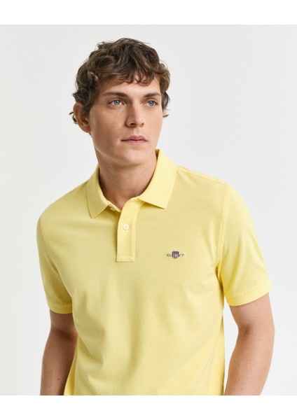 Erkek Sarı Regular Fit Polo 2210.714 indirimleri