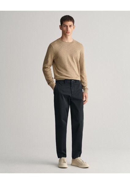 Erkek Siyah Regular Fit Chino Pantolon 1505267.5