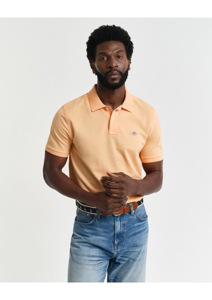 Erkek Turuncu Regular Fit Polo 2210.848
