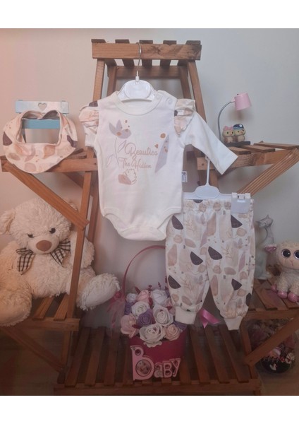 0-3 Ay Kız Bebek 3'lü Takım fiyatları