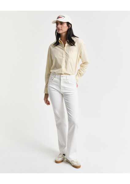 Kadın Krem Slim Fit Pantolon 4100249.113