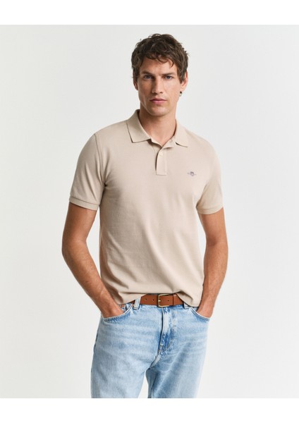 Erkek Bej Regular Fit Polo 2210.277