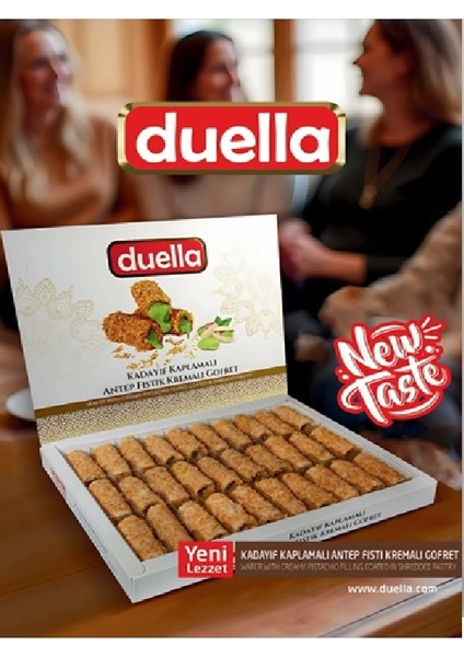 175 gr. Kadayıf Kaplamalı Antep Fıstık Kremalı Gofret