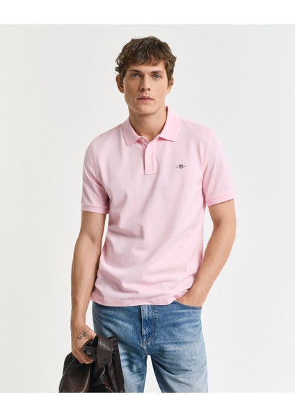 Erkek Pembe Regular Fit Polo 2210.637