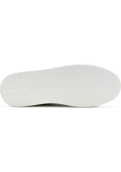 Erkek Lacivert Bağcıklı Deri Sneaker 25SFD750818