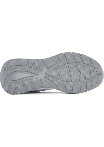 Kadın Beyaz Bağcıklı Kalın Tabanlı Deri Sneaker 25SFD420418