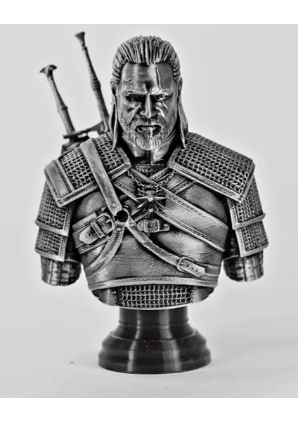 Geralt Of Rivia Büst Figur The Witcher 15 cm