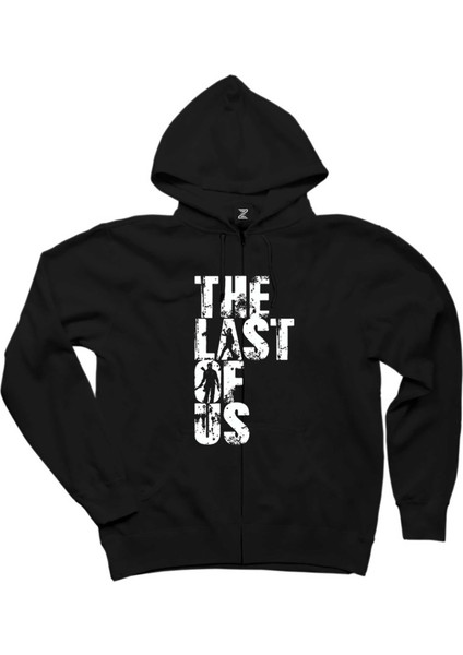 The Last Of Us Favorite Siyah Fermuarlı Kapşonlu Sweatshirt