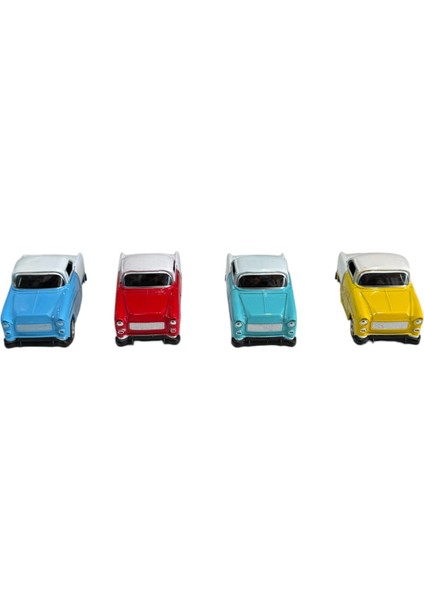 4\'lü Kırılmaz Oyuncak Çek-Bırak Mini Arabalar 8 cm Mini Araçlar 4\'lü Set fiyatları